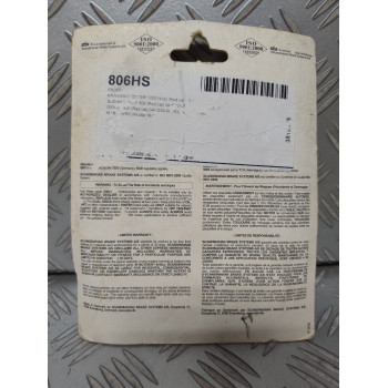 PLAQUETTES DE FREIN SBS 806 HS NEUVES