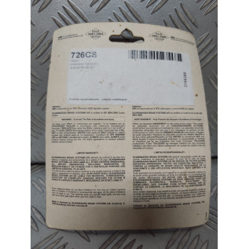 PLAQUETTES DE FREIN SBS 726 CS NEUVES