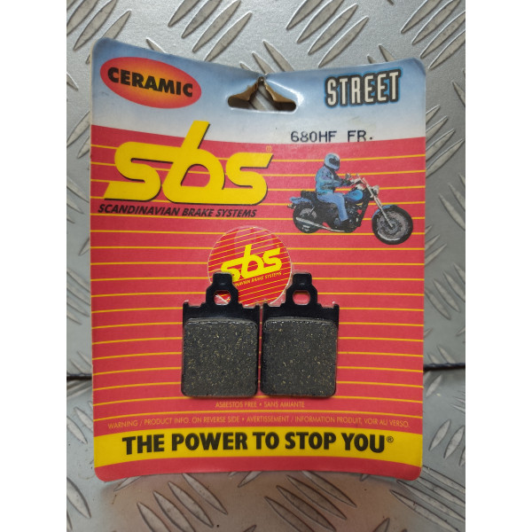 PLAQUETTES DE FREIN SBS 680 HF NEUVES