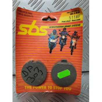 PLAQUETTES DE FREIN SBS 511...