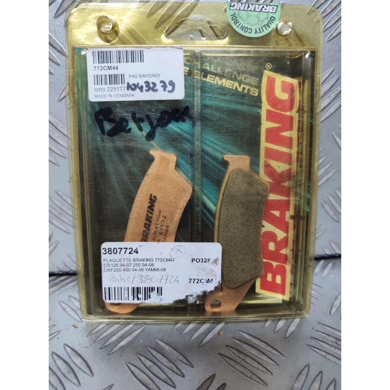 PLAQUETTES DE FREIN BRAKING 772CM44 NEUVES