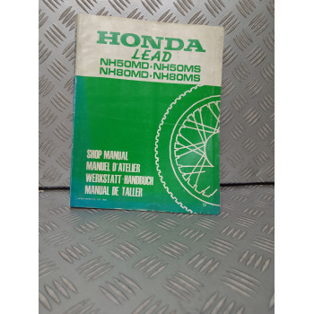 MANUEL D'ATELIER HONDA LEAD 50/80 MULTILINGUE