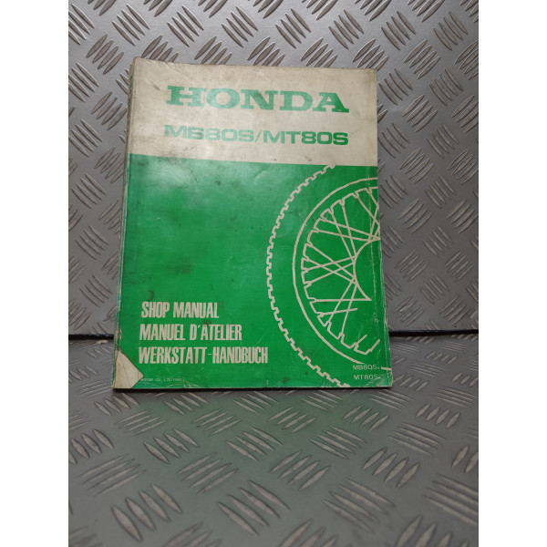 MANUEL D'ATELIER HONDA MB80S/MT80S MULTILINGUE