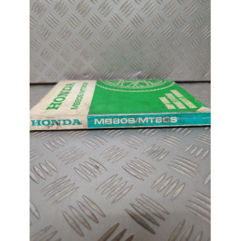 MANUEL D'ATELIER HONDA MB80S/MT80S MULTILINGUE