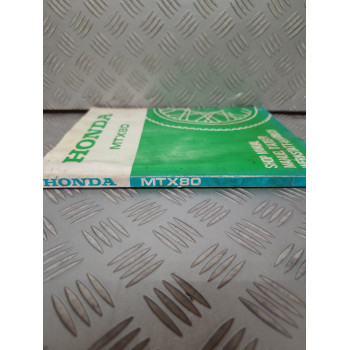 MANUEL D'ATELIER HONDA MTX80 MULTILINGUE