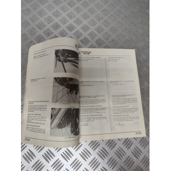 MANUEL D'ATELIER HONDA MTX80 MULTILINGUE