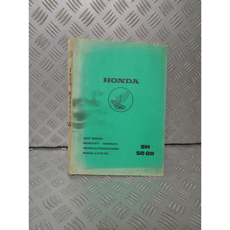 MANUEL D'ATELIER HONDA SH50 / SH80 MULTILINGUE