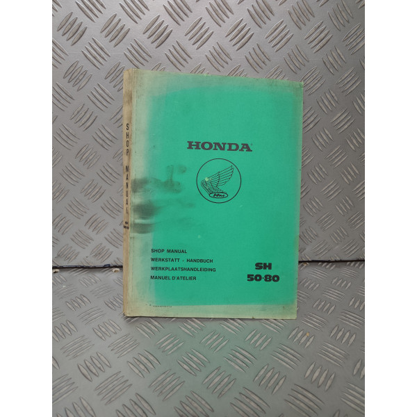 MANUEL D'ATELIER HONDA SH50 / SH80 MULTILINGUE