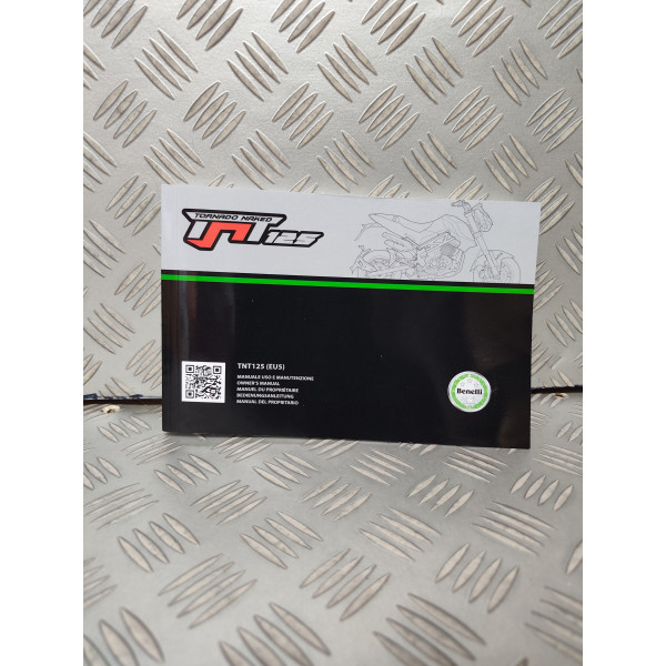 MANUEL DE L'UTILISATEUR BENELLI TNT 125 MULTILINGUE