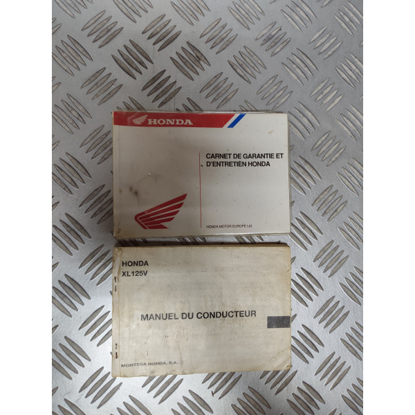 MANUEL DE L'UTILISATEUR HONDA XL 125V