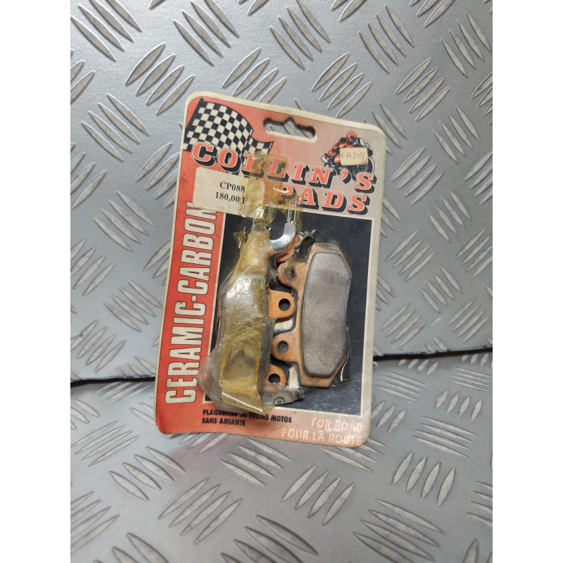 PLAQUETTES DE FREIN COLLIN'S PADS CP088 / FA215 NEUVES