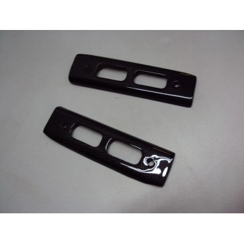 DUCATI NEUF PAIRE DE CACHE RADIATEUR CARBONE 
