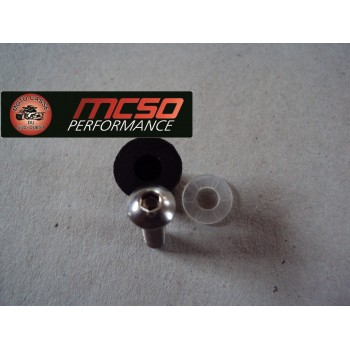 DUCATI NEUF KIT 10 VIS DE BULLE ALU 