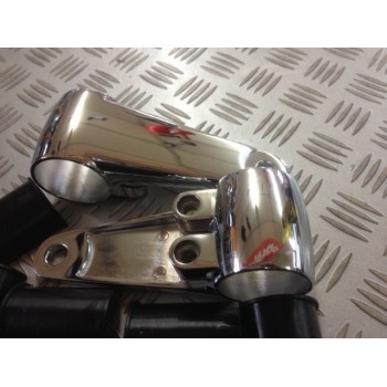 KIT PATTE DE PHARE VINTAGE ALUMINIUM ALU CHROME