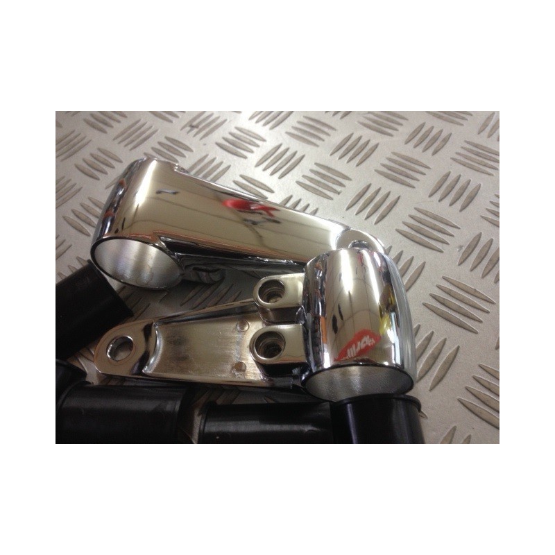 KIT PATTE DE PHARE VINTAGE ALUMINIUM ALU CHROME