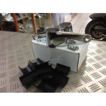 KIT PATTE DE PHARE VINTAGE ALUMINIUM ALU CHROME