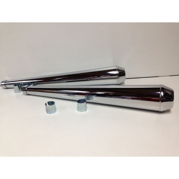 BMW SERIE 5  6  7 PAIRE ECHAPPEMENT NEUF CARTOUCHE CAFE RACER  BRATSTYLE ETC...