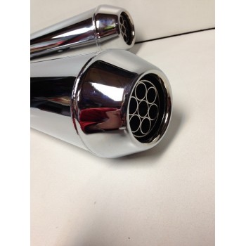 BMW SERIE 5  6  7 PAIRE ECHAPPEMENT NEUF CARTOUCHE CAFE RACER  BRATSTYLE ETC...