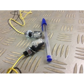 PAIRE DE MINI CLIGONTANTS NEUF LED CAFE RACER BRATSTYLE