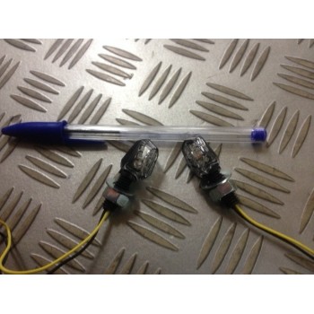 PAIRE DE MINI CLIGONTANTS NEUF LED CAFE RACER BRATSTYLE