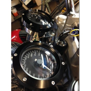 NEUF NOIR SATINE ENTOURAGE DE COMPTEUR