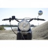 NEUVE ACCELERATEUR DOUBLE TIRAGE CAFE RACER CHROME