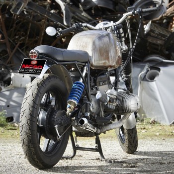 NEUVE ACCELERATEUR DOUBLE TIRAGE CAFE RACER NOIR MAT