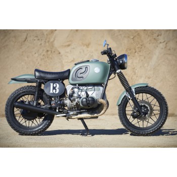 NEUVE ACCELERATEUR DOUBLE TIRAGE CAFE RACER NOIR MAT
