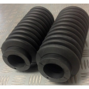 NEUF PAIRE SOUFFLETS DE FOURCHE CAFE RACER 11 SPIRES
