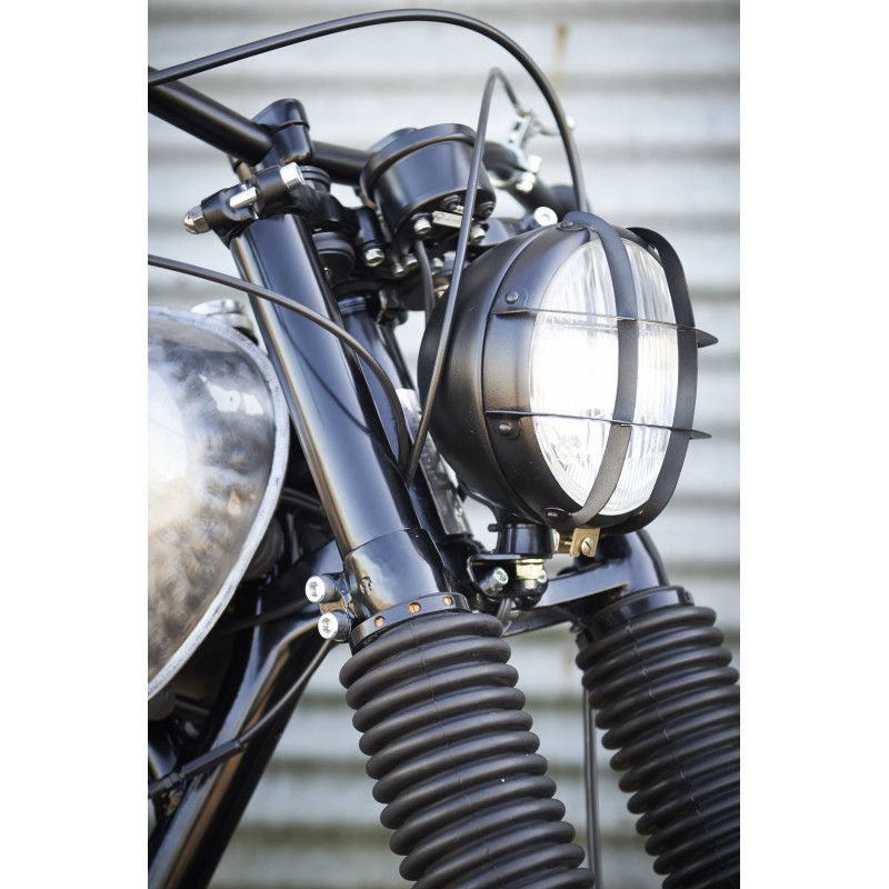 NEUF PAIRE SOUFFLETS DE FOURCHE CAFE RACER 11 SPIRES