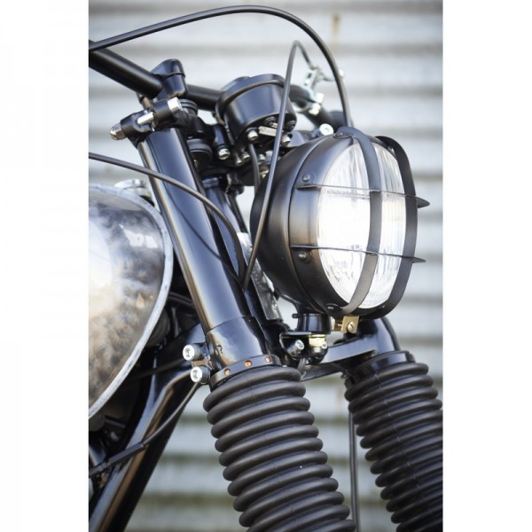 NEUF PAIRE SOUFFLETS DE FOURCHE CAFE RACER 11 SPIRES