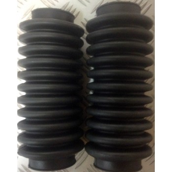 NEUF PAIRE SOUFFLETS DE FOURCHE CAFE RACER 11 SPIRES