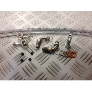 NEUF KIT DURITE FREIN TYPE AVIATION POUR BMW DOUBLE DISQUE