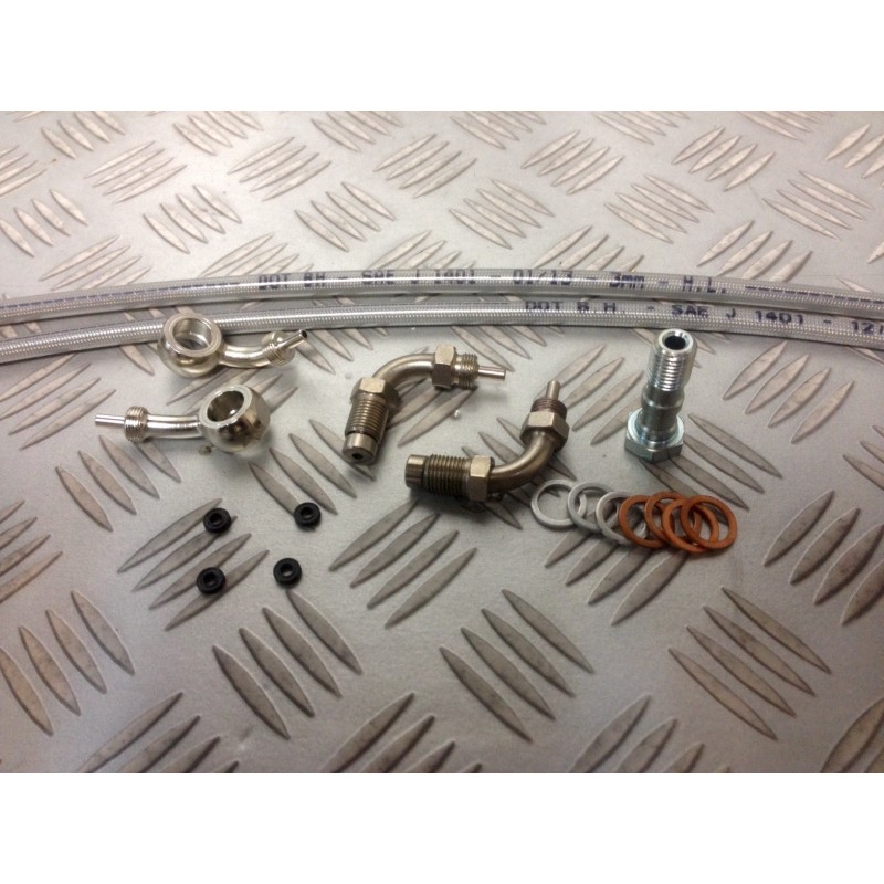 NEUF KIT DURITE FREIN TYPE AVIATION POUR BMW DOUBLE DISQUE