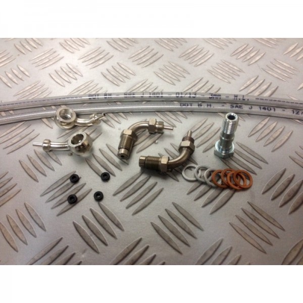 NEUF KIT DURITE FREIN TYPE AVIATION POUR BMW DOUBLE DISQUE