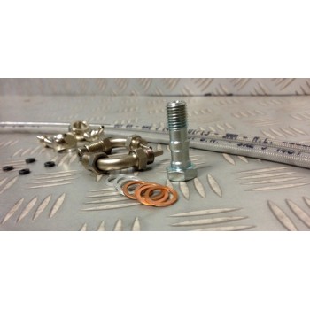 NEUF KIT DURITE FREIN TYPE AVIATION POUR BMW DOUBLE DISQUE