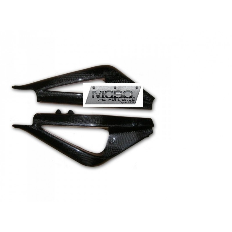 NEUF KIT PROTECTION CARBONE BRAS OSCILLANT TRIUMPH DAYTONA