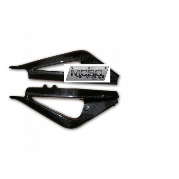 NEUF KIT PROTECTION CARBONE BRAS OSCILLANT TRIUMPH DAYTONA