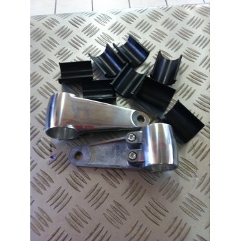 NEUF KIT PATTE DE PHARE VINTAGE ALUMINIUM