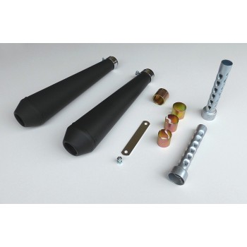 NEUF PAIRE ECHAPPEMENT CAFE RACER