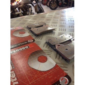 POUR DUCATI NEUF PAIRE PLAQUETTES DE FREIN AV RACING FERODO 