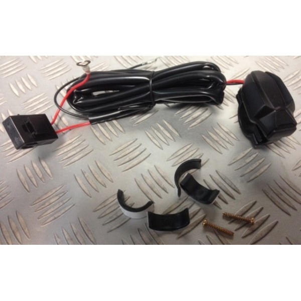 PRISE USB ETANCHE POUR GUIDON 22MM ET 25MM