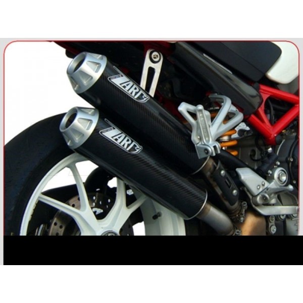 DUCATI KIT NEUF CARTOUCHE POT ECHAPPEMENT ZARD CARBONE 