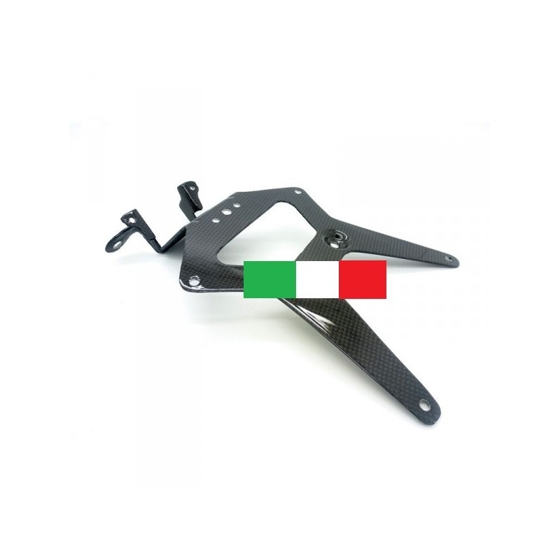 NEUF CARBONE SUPPORT DE PLAQUE DUCATI 696 796 1100