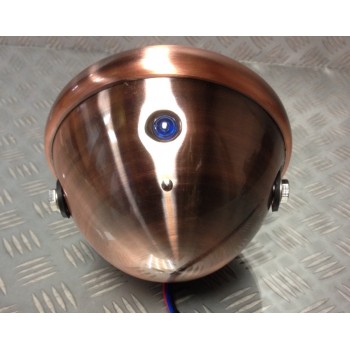 NEUF PHARE AVANT CAFE RACER EFFET CUIVRE