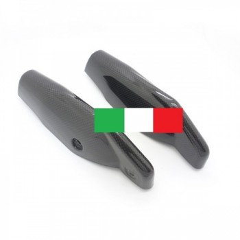 NEUF PAIRE PROTEGE FOURCHE CARBONE DUCATI H.M