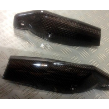NEUF PAIRE PROTEGE FOURCHE CARBONE DUCATI H.M