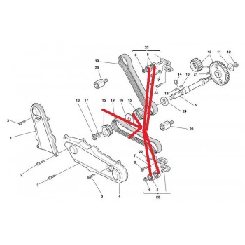 KIT ROULEMENTS DE GALET DE TENDEUR AMOVIBLE DUCATI