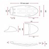 KIT SELLE CAFE RACER YAMAHA 400 SR // NEUF