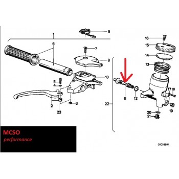 KIT REPARATION NEUF MAITRE CYLINDRE FREIN BMW